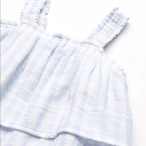 7 for all mankind woven ruffle top